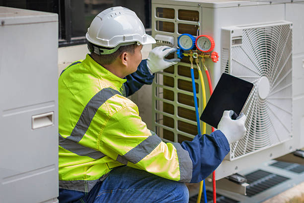 Professional Hvac Installation technician working in Assonet, MA